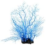 UNDERWATER TREASURES (W) Sea Fan Coral - Deep Blue