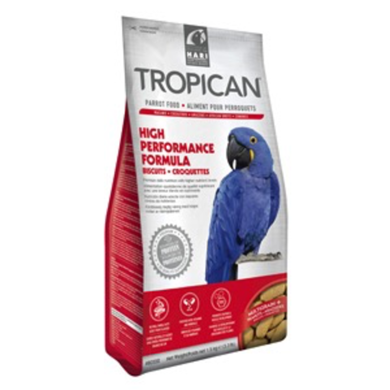 TROPICAN (W) Tropican High Performance Biscuits for Parrots - 1.5 kg (3.3 lb)
