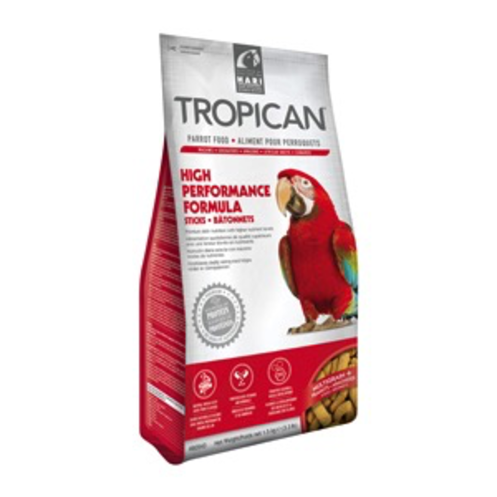 TROPICAN Tropican High Performance Sticks for Parrots - 1.5 kg (3.3 lb)