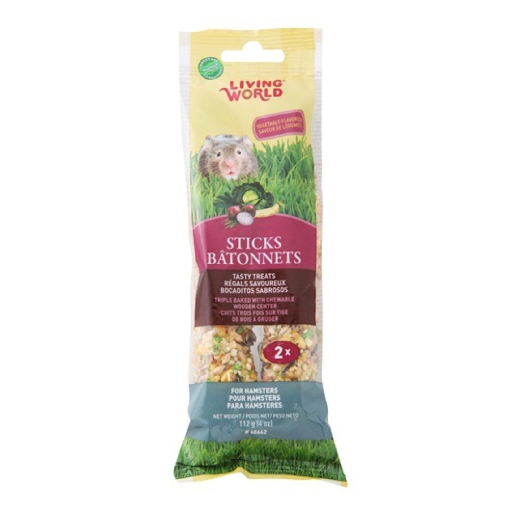 LIVING WORLD (W) LW Hamster Sticks, Vegetable Flavour