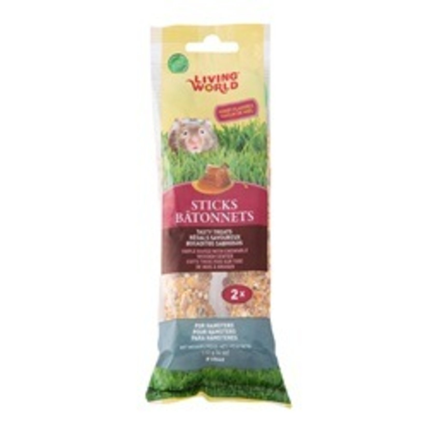 LIVING WORLD LW Hamster Sticks, Honey Flavour