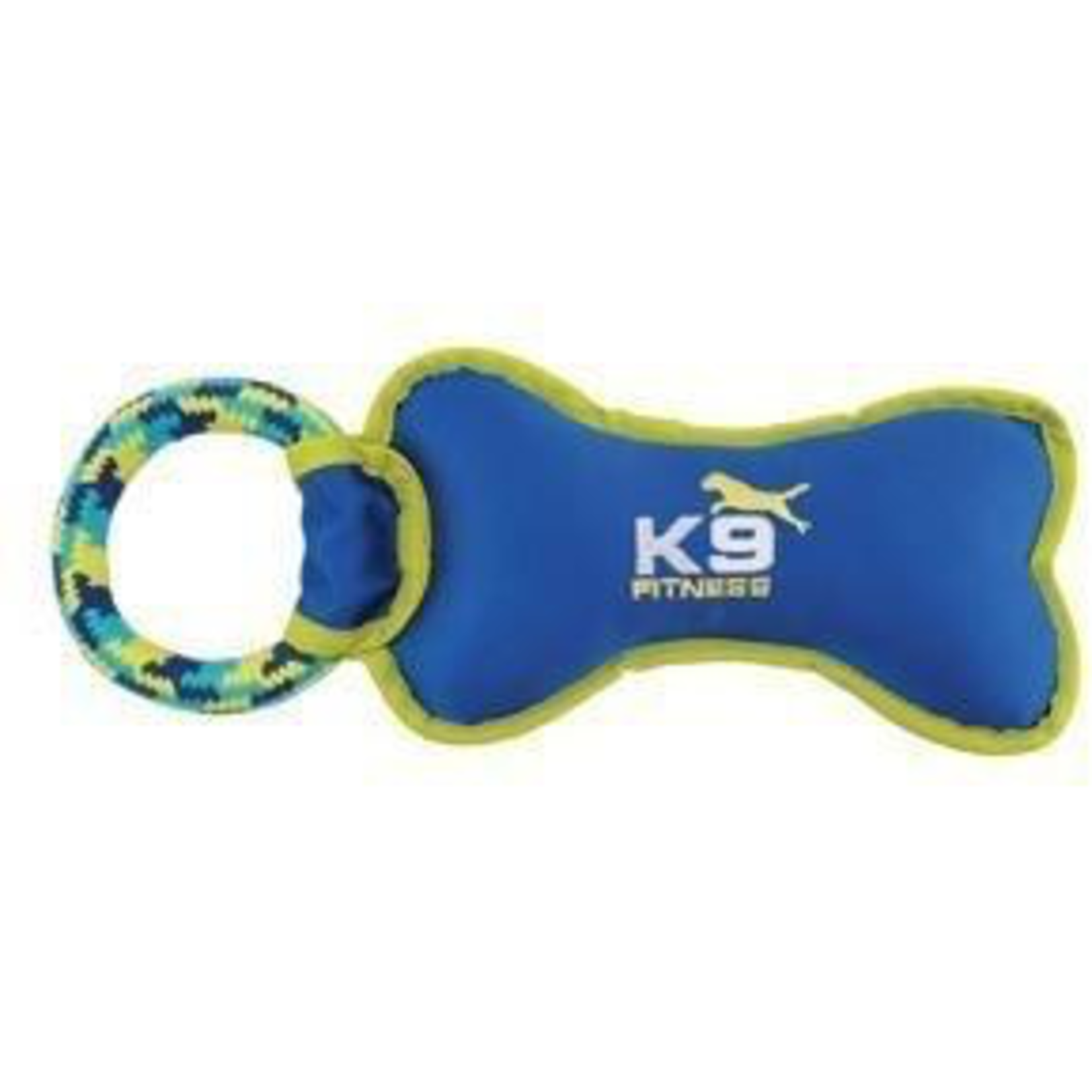 (W) K9 Fitness by Zeus Tough Nylon Bone with Rope Tug - 30.5 cm (12.5 in)