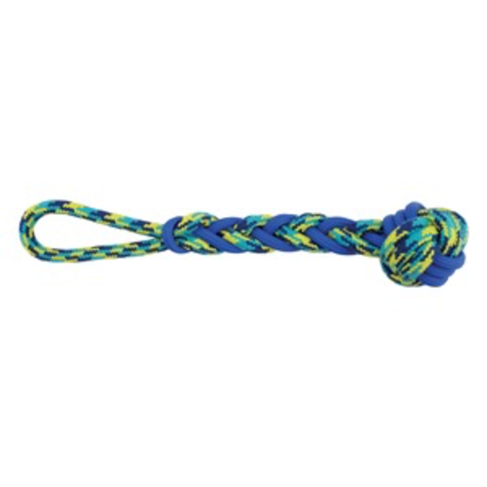 (W) K9 Fitness by Zeus Rope and TPR Ball Tug - 40.64 cm dia. (16 in dia.)