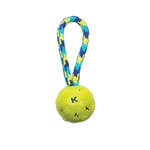 ZEUS (W) K9 Fitness by Zeus Ball Tug with TPR ball encasing tennis ball - 22.86 cm (9 in)
