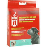 DOG IT (W) Dogit Nylon Dog Muzzle, Black, Large,18.5 cm/7.3"