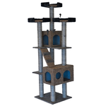 ANIMAL TREASURES (W) Cat Tree Scratcher - Tower - 72"