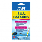 API (W) 5 in 1 Aquarium Test Strips - 4 pk