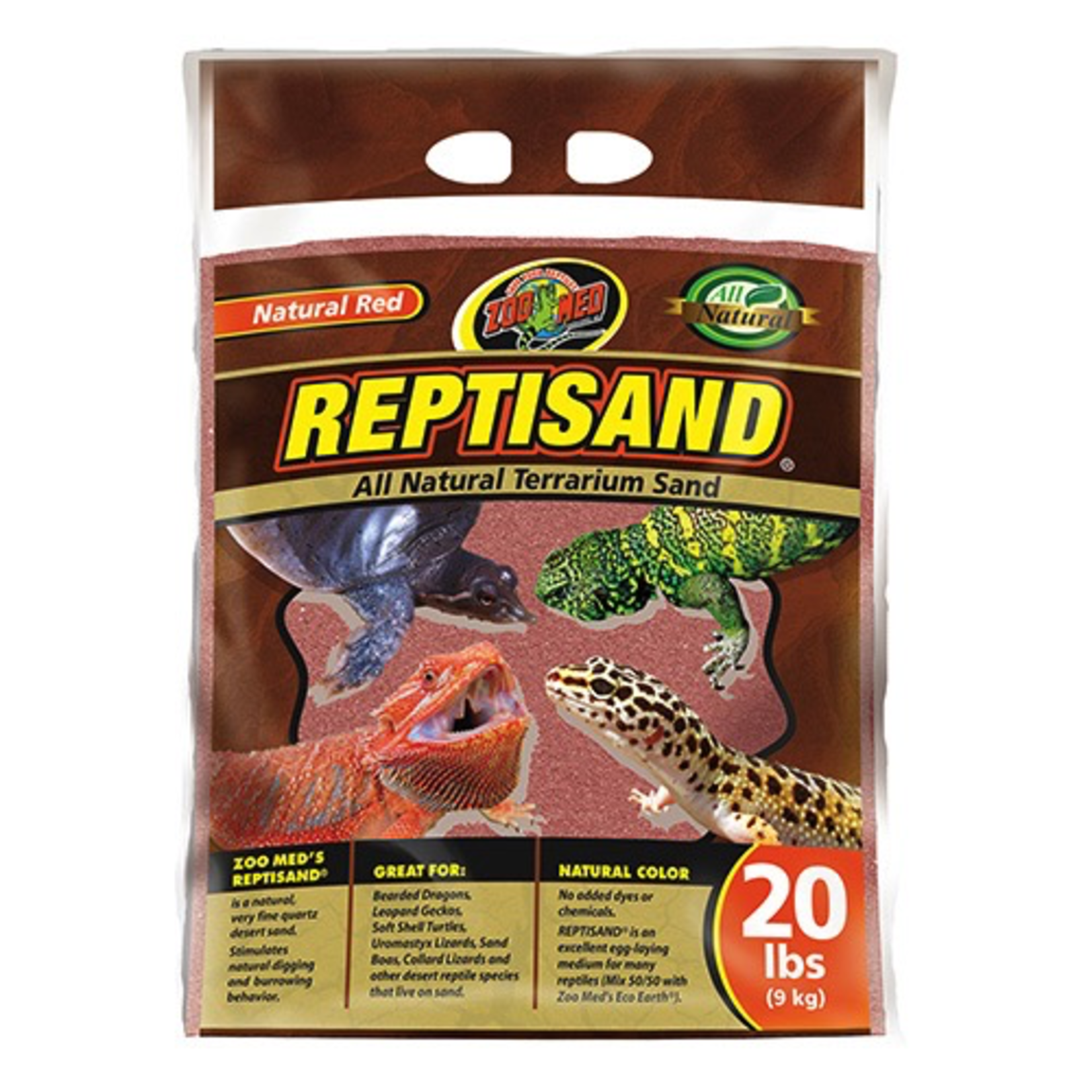 (W) ReptiSand - Natural Red - 20 lb