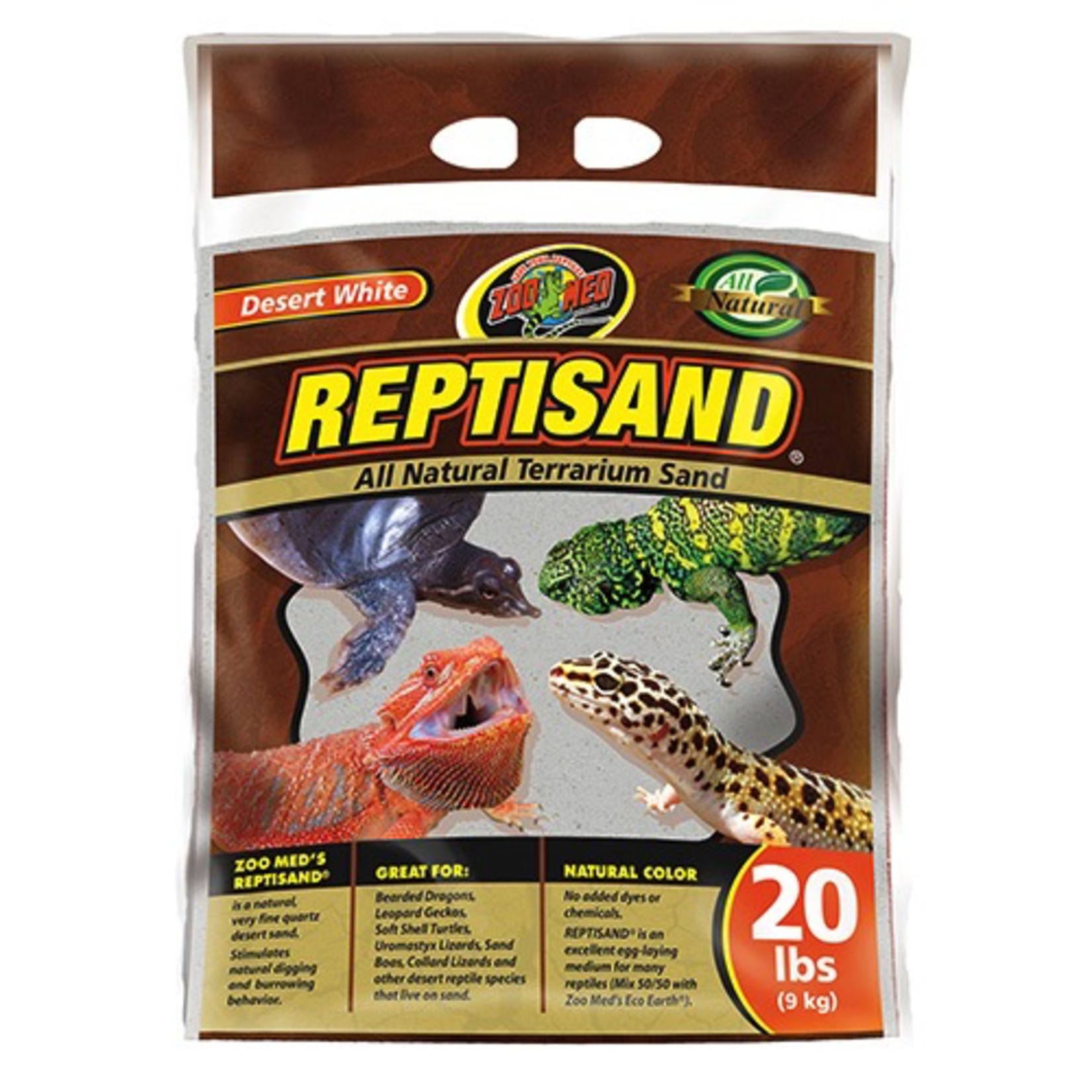 (W) ReptiSand - Desert White - 20 lb