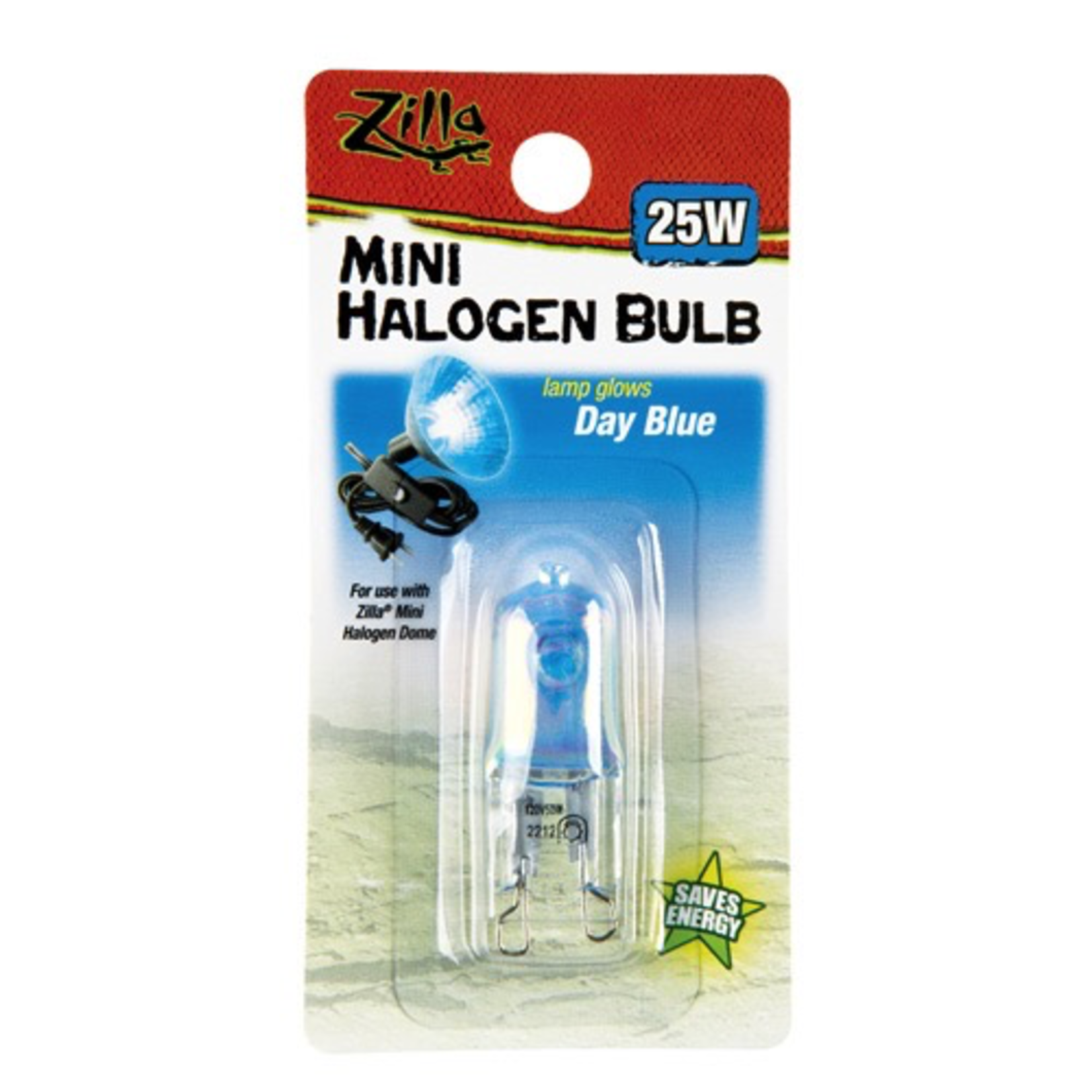 ZILLA (W) Mini Halogen Bulb - Day Blue - 25 W