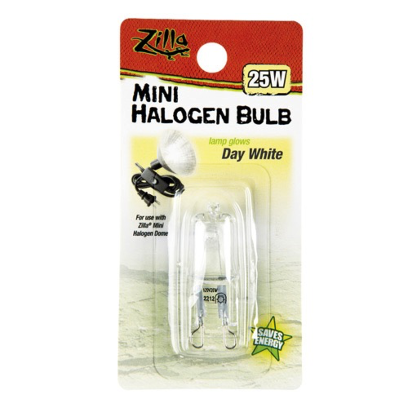 ZILLA (W) Mini Halogen Bulb - Day White - 25 W