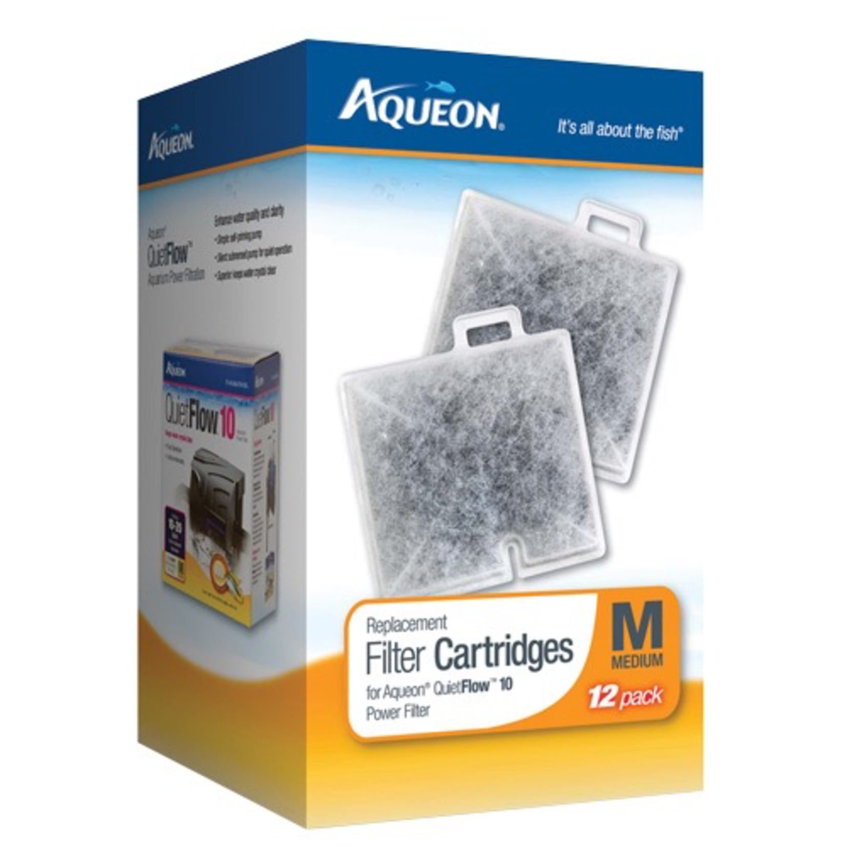 AQUEON (W) AQ Replacement Filter Cartridge - Medium - 12 pk