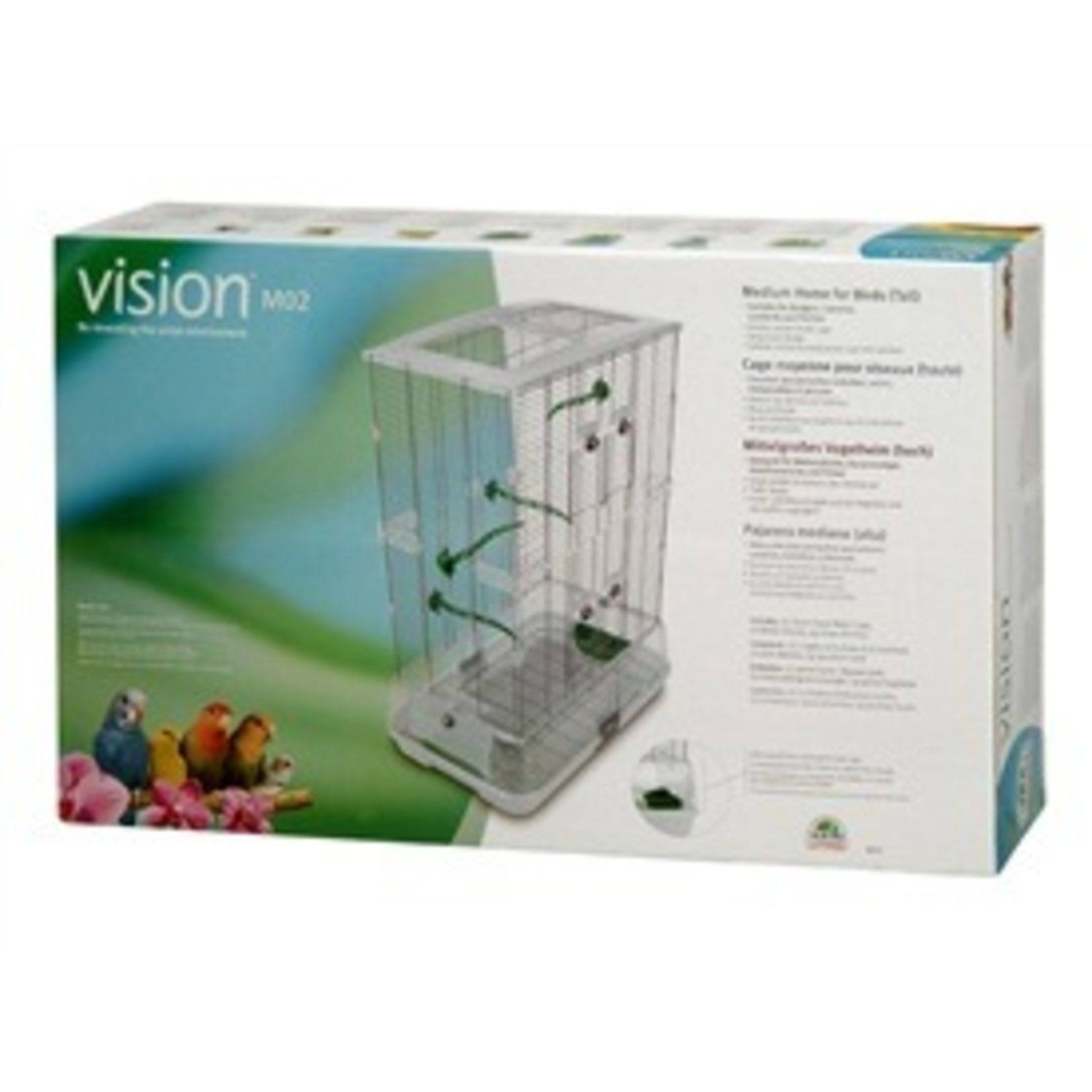 VISION (W) Vision Model MO2,KD Med.Tall Bird Cage-V