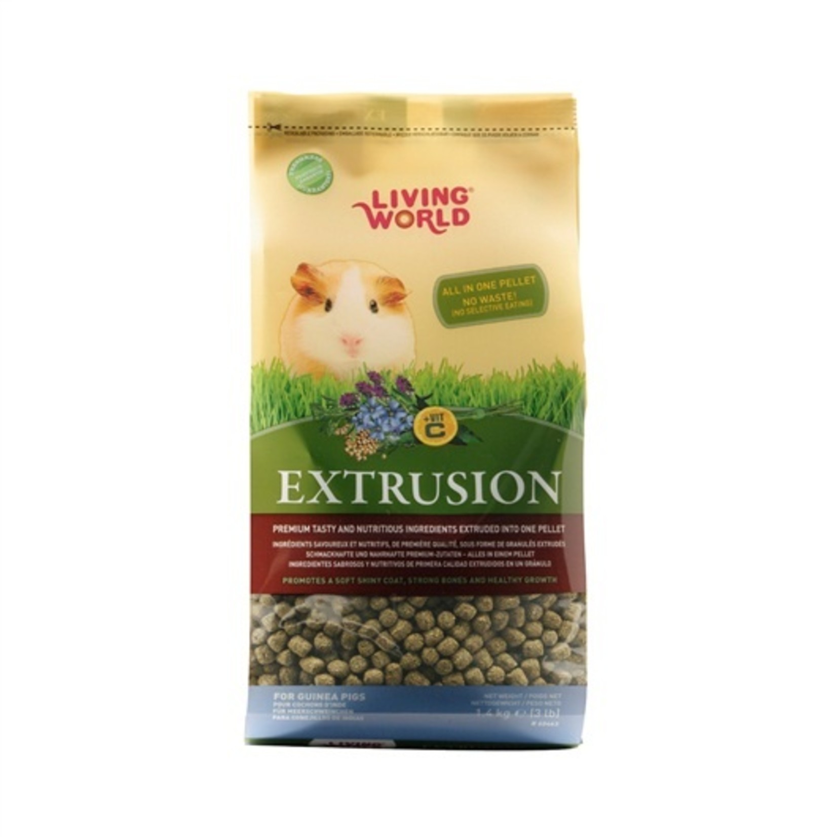 LIVING WORLD Living World Extrusion Diet for Guinea Pigs - 1.4 kg (3.3 lb)
