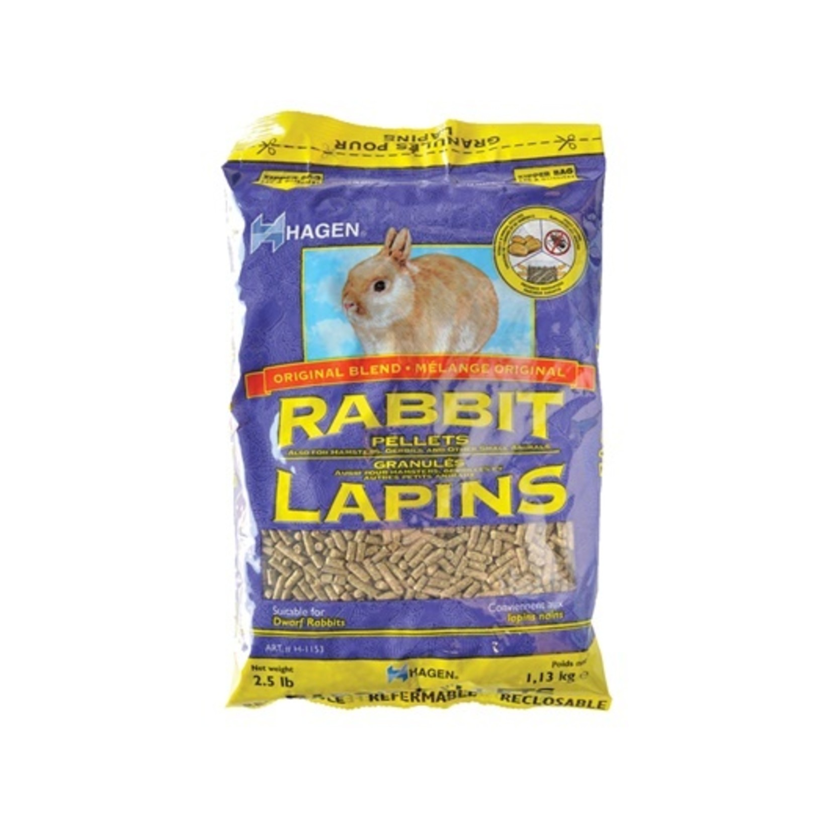 (W) Hagen Rabbit Pellets - 1.13 kg (2.5 lbs)
