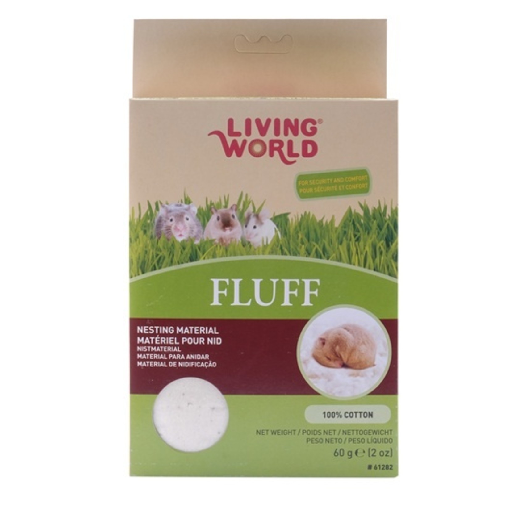 LIVING WORLD (W) LW Hamster Fluff, 60G-V