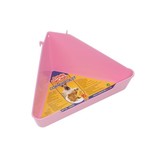 LIVING WORLD (D) Living World Corner Toilet, Med., Pink-V