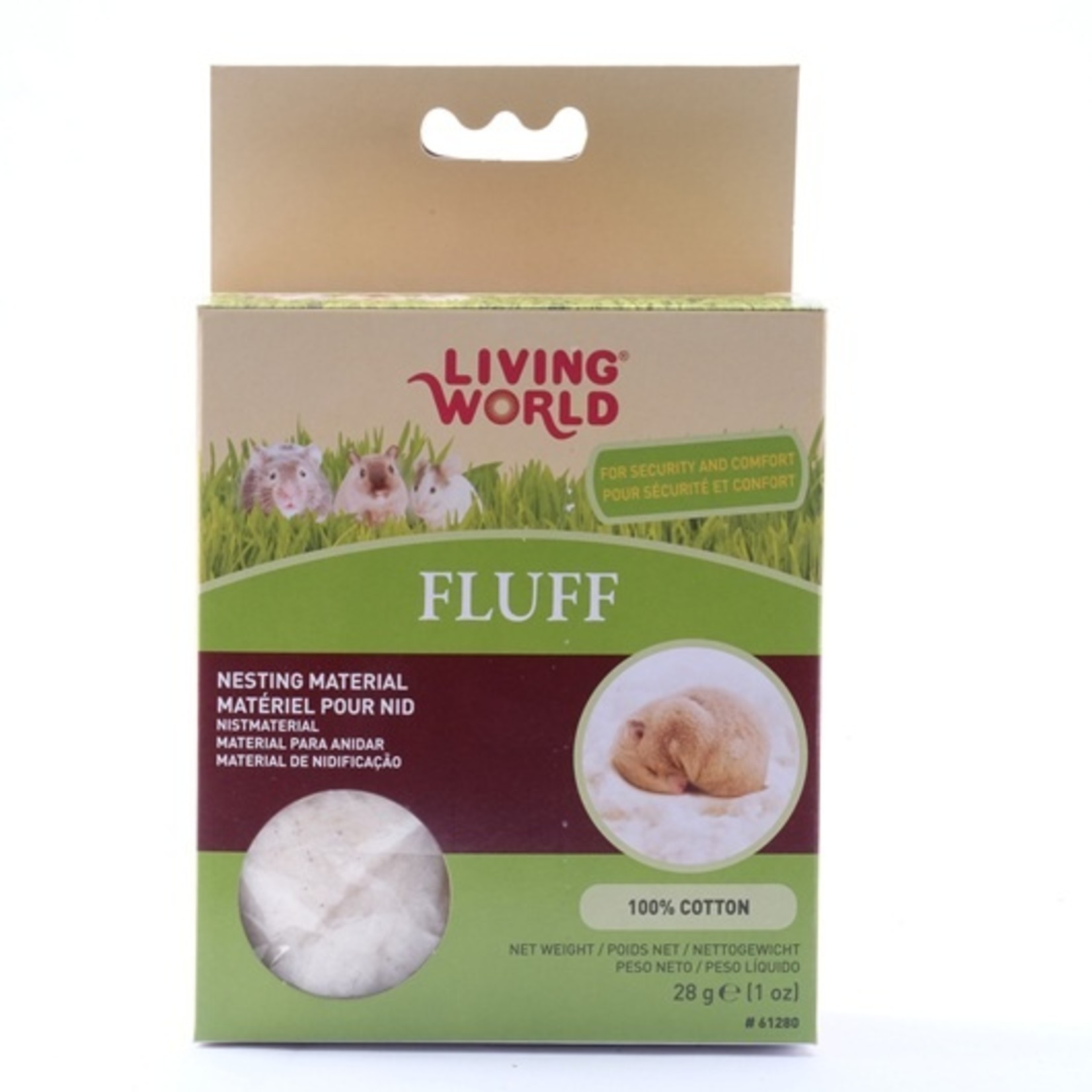 LIVING WORLD Living World Hamster Fluff - 28 g (1 oz)