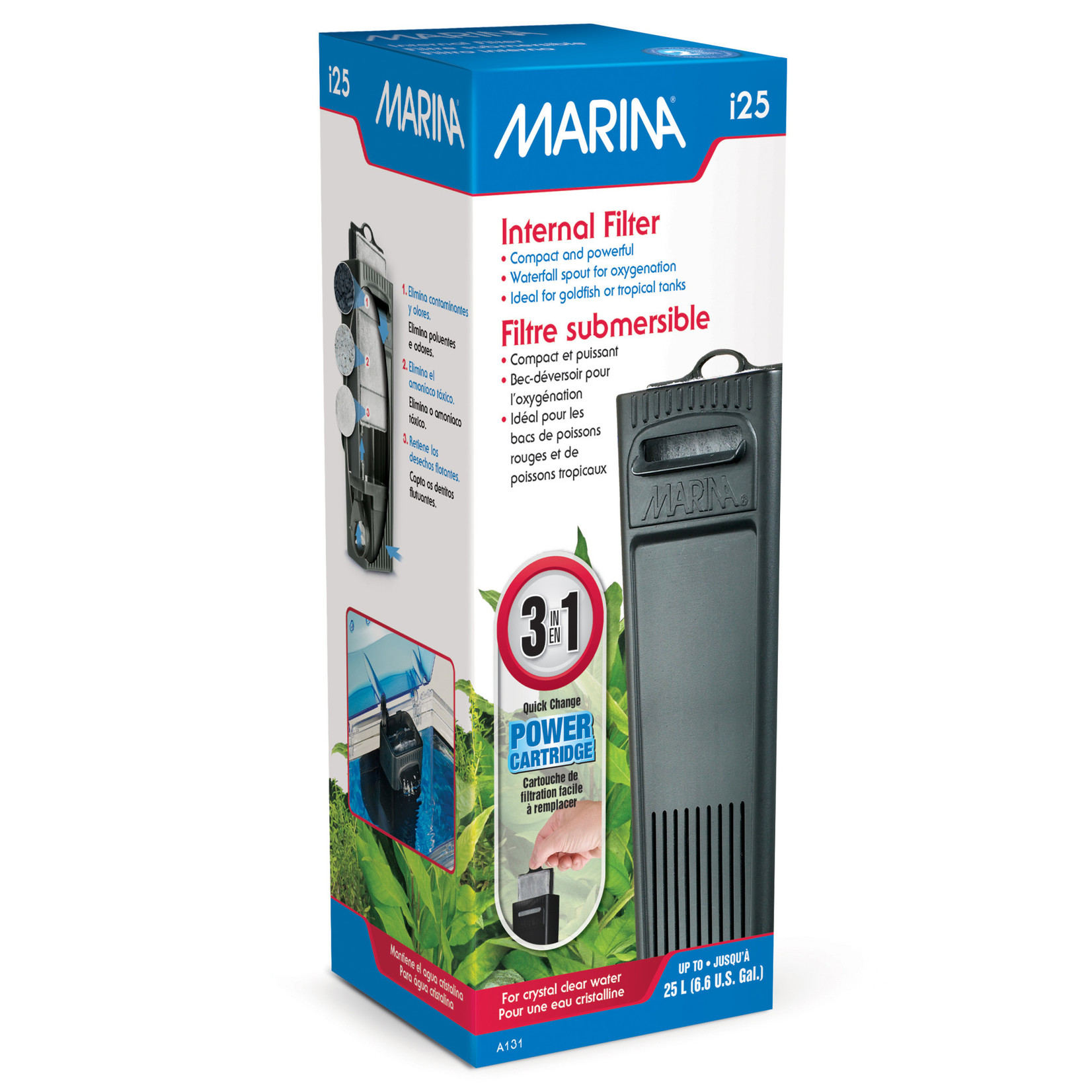 MARINA Marina i25 Internal Filter - For Aquariums up to 25 L (6.6 US Gal.)
