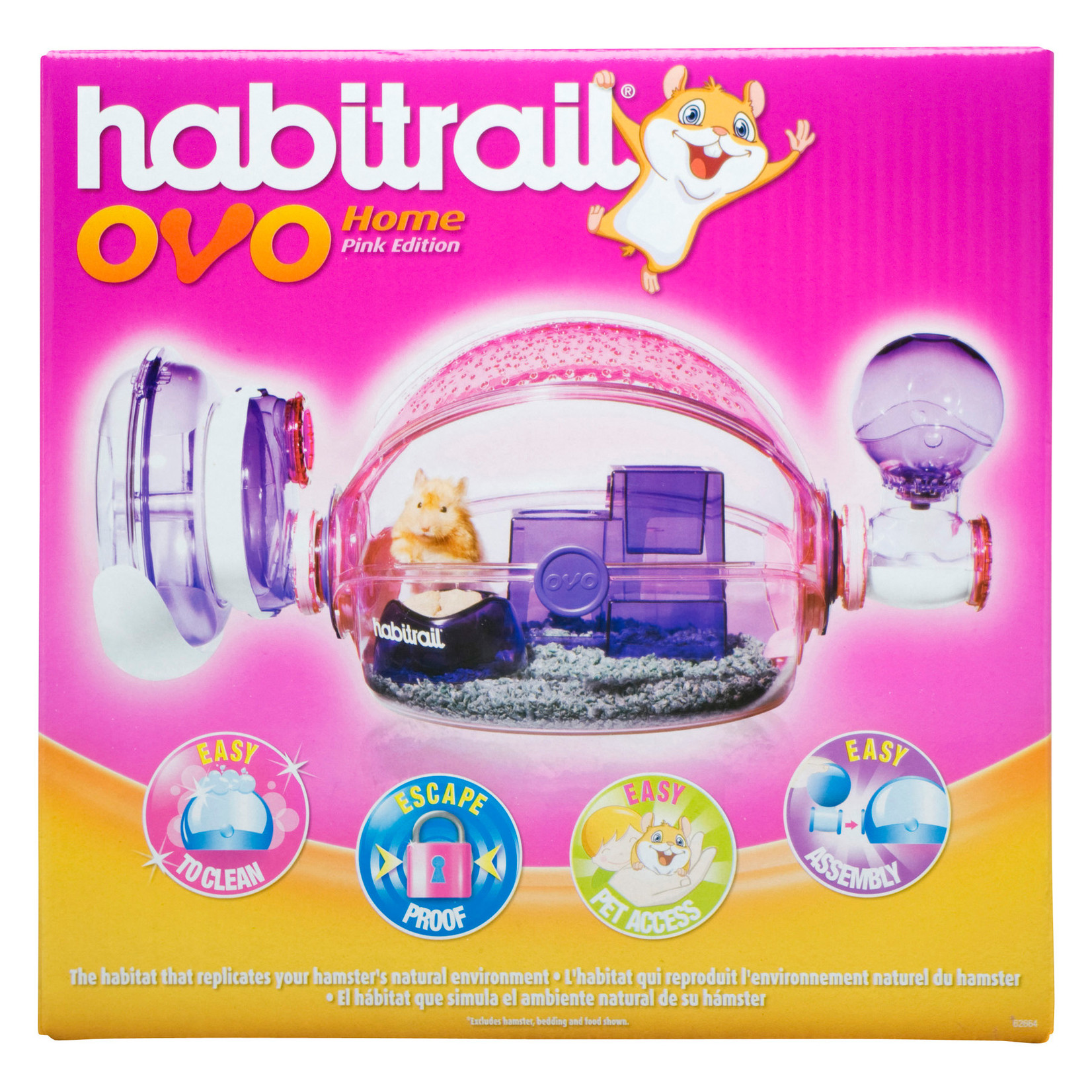 HABITRAIL (D) Habitrail Ovo Home- Pink - Edition-V