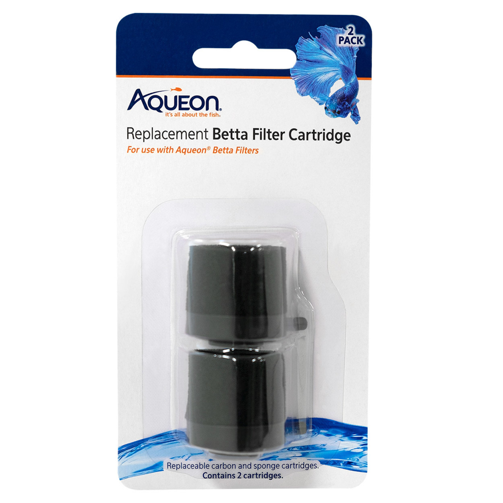 AQUEON Aqueon Replacement Betta Filter Cartridge - 2 pk