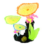 UNDERWATER TREASURES (W) UT Glow Action Bubbling Carpet Coral Garden - Yellow