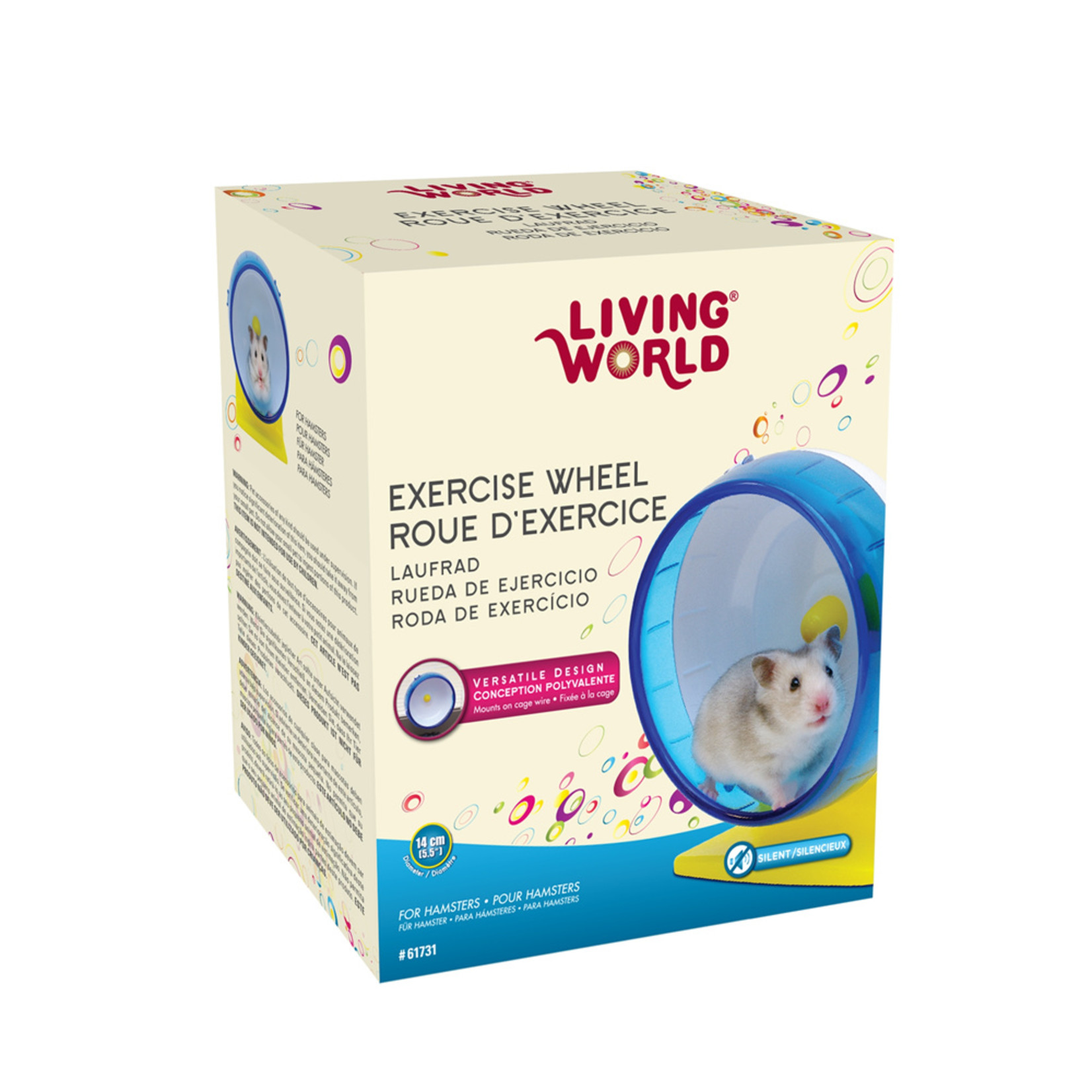 LIVING WORLD Living World Exercise Wheel for Hamsters - 14 cm (5.5")