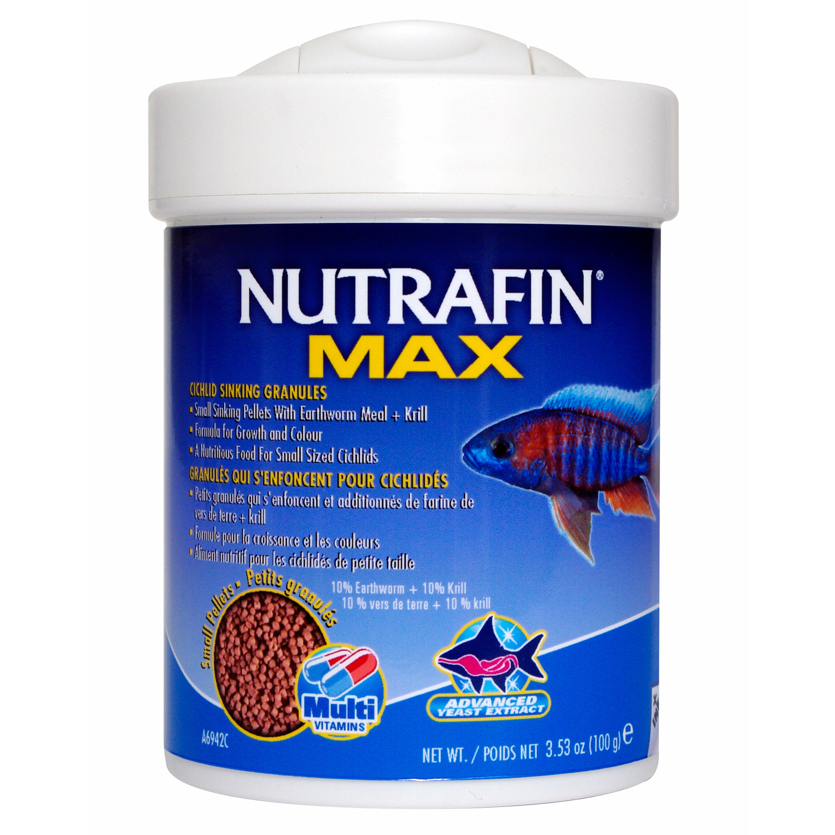NUTRAFIN NFM Cclid Grnls.SmPellets,100g(3.53oz)-V