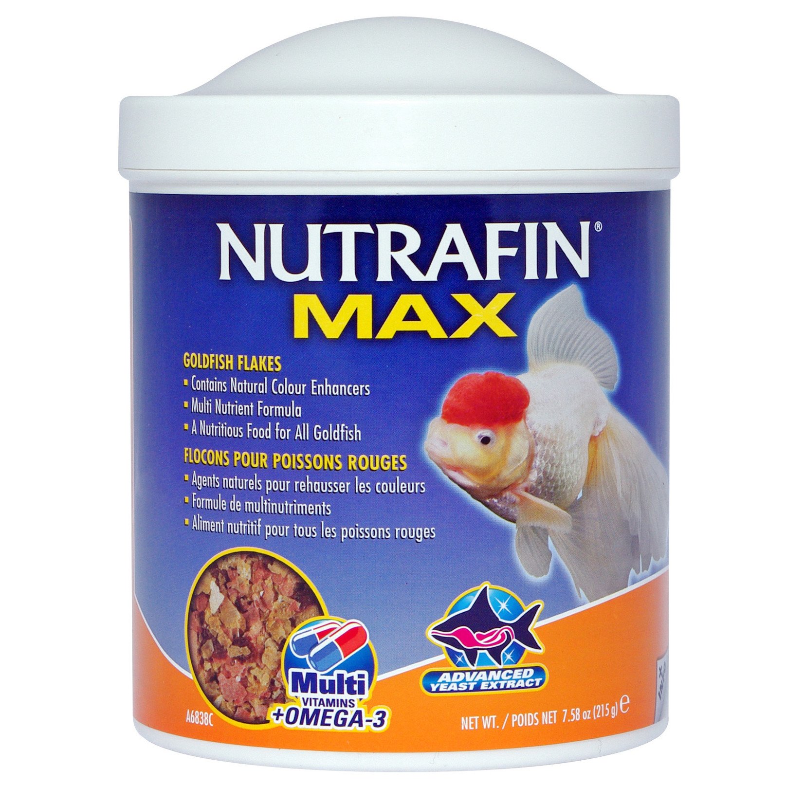 NUTRAFIN NFM Goldfish Flakes, 215g (7.58oz)-V