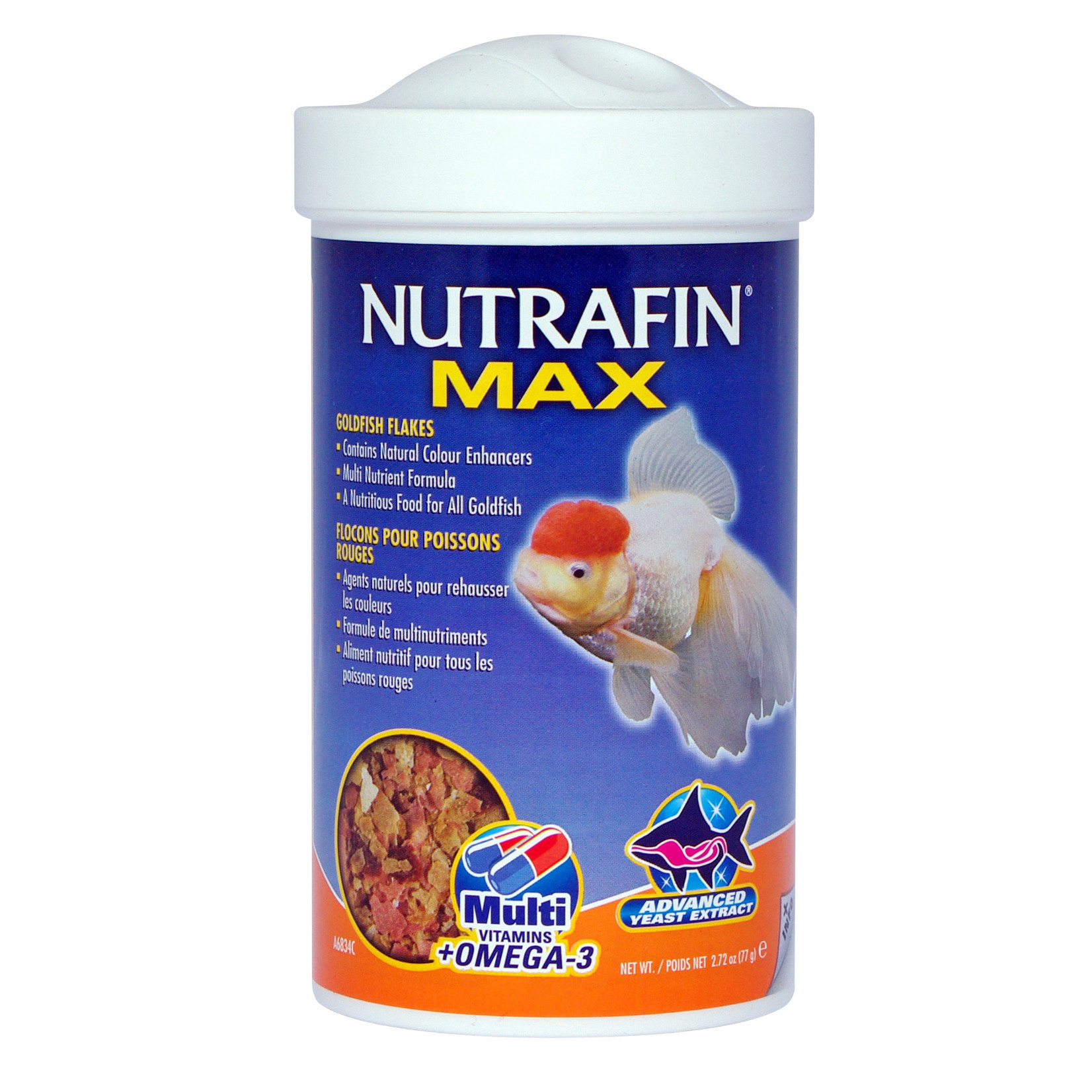 NUTRAFIN NFM Goldfish Flakes, 77g (2.72oz)-V