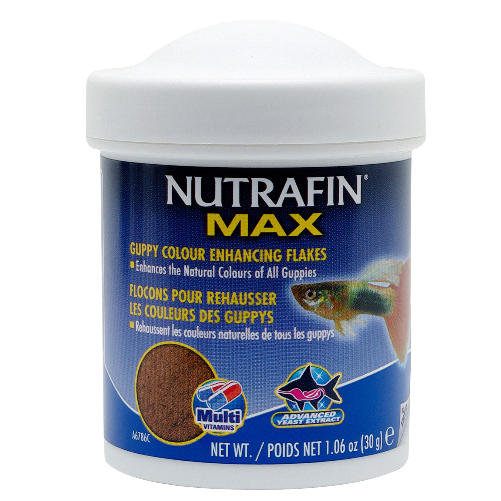 NUTRIENCE Nutrafin Max Guppy Colour Enhancing Flakes 30 g