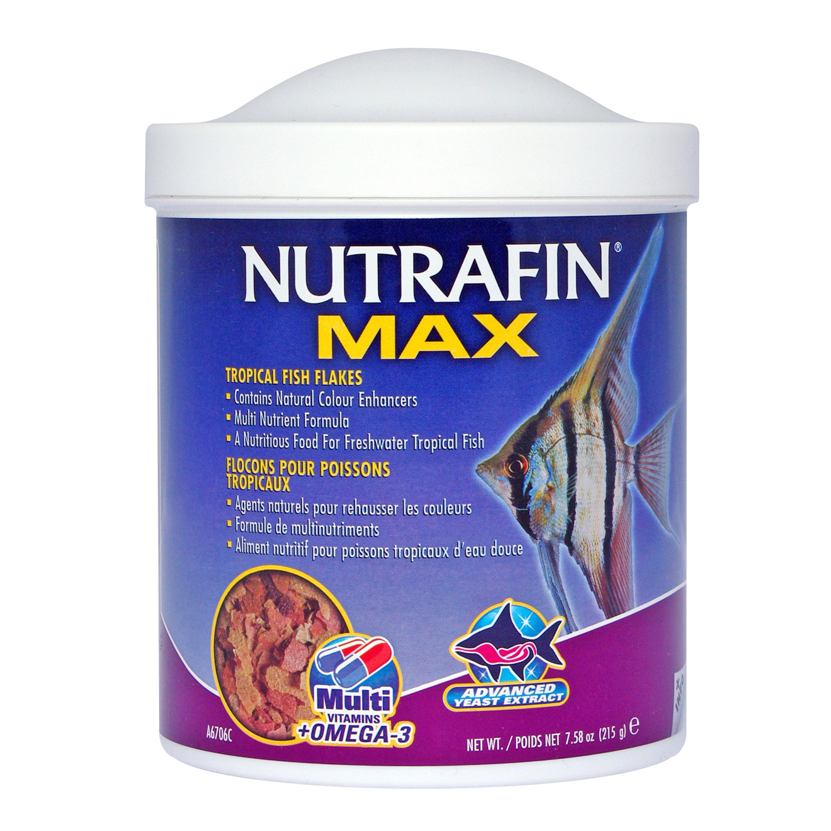 NUTRAFIN NFM Tropical Fish Flakes, 215g(7.28oz)-V