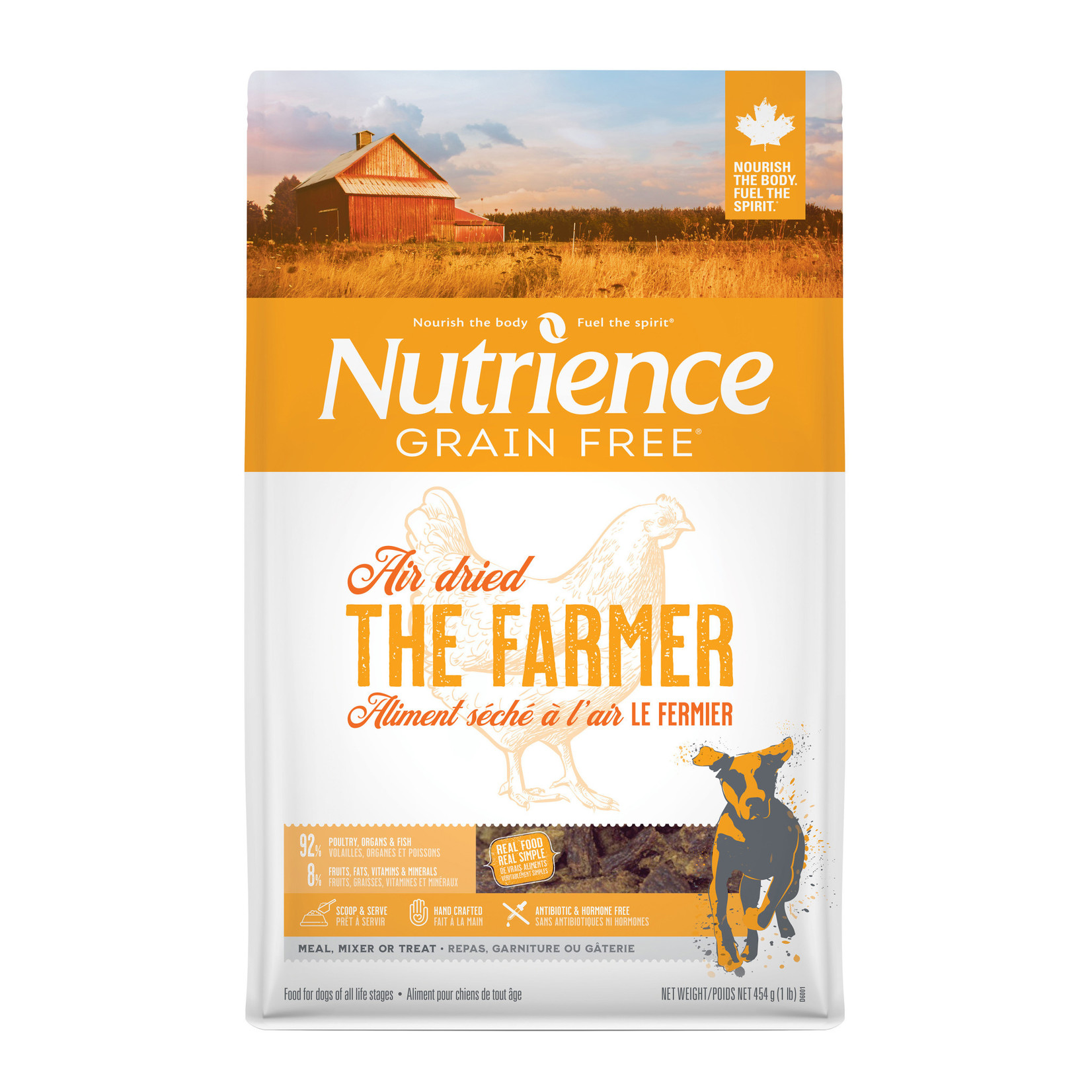 NUTRIENCE Nutrience Grain Free Air Dried For Dogs - The Farmer - Chicken - 454 g