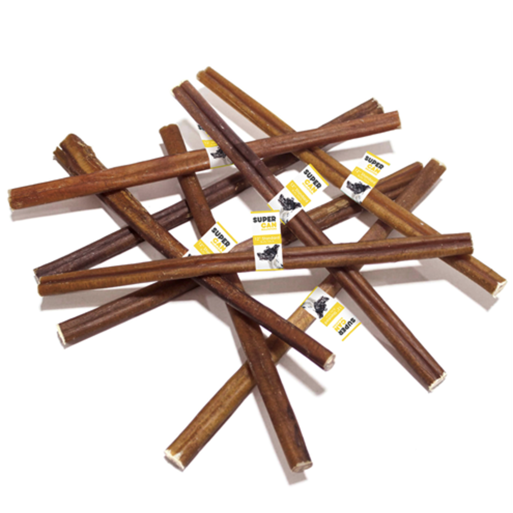 SUPER CAN Super Can 12" Standard Bully Stick Odour Free