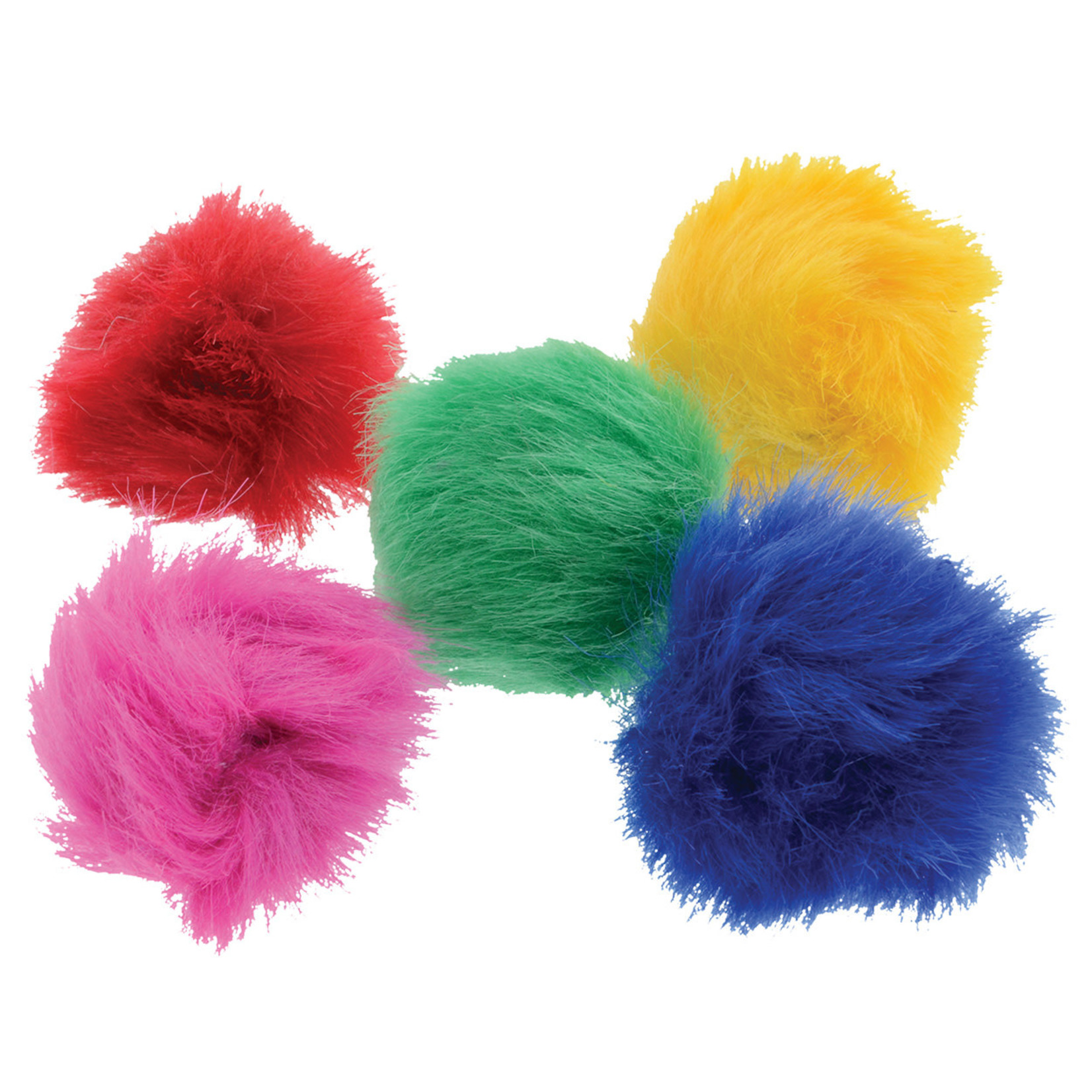 PENN PLAX Penn Plax Fuzzy Ball  - Assorted Colors - 2"