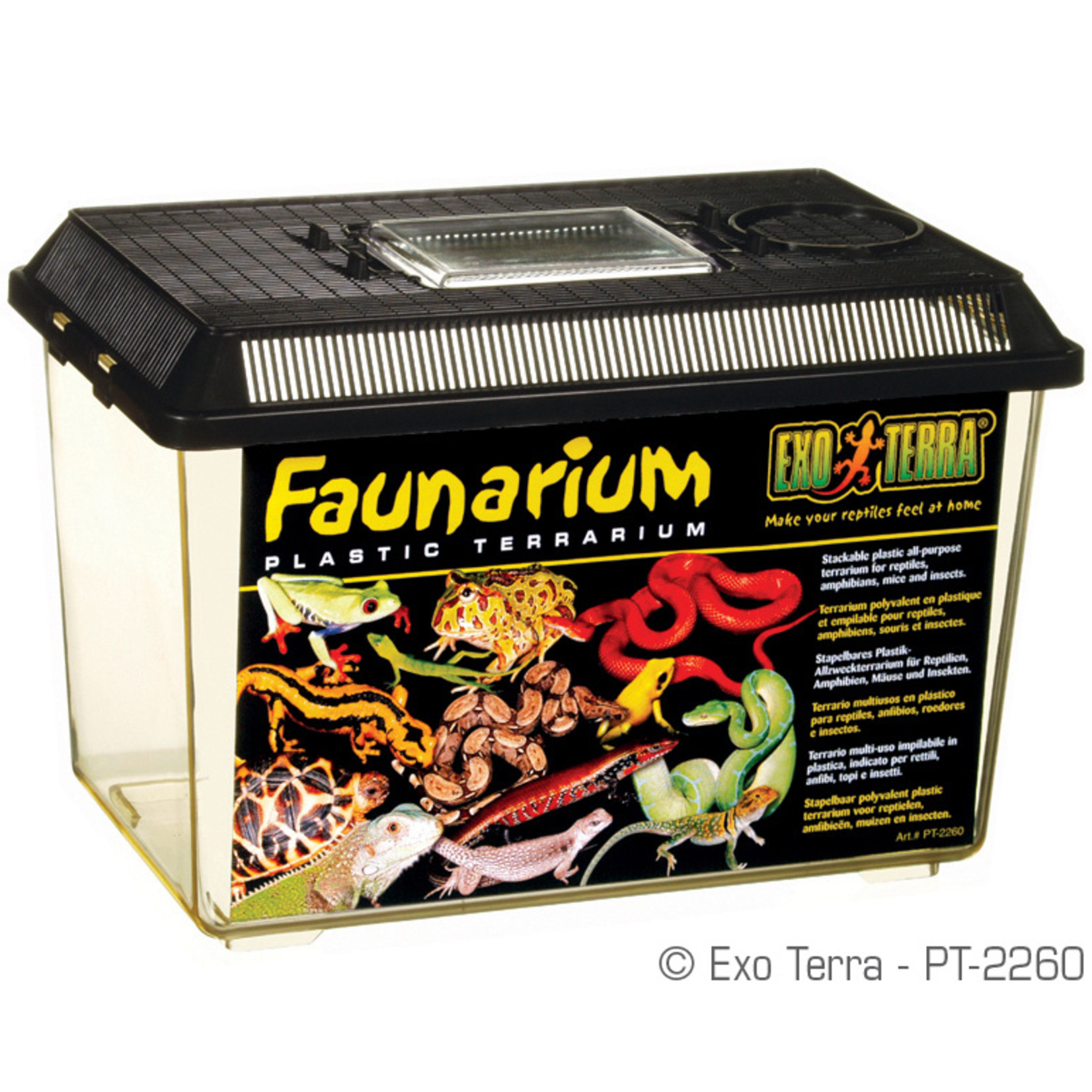 EXO TERRA (W) Exo Terra Faunarium - 300 x 195 x 205mm, 12" x 7 1/2" x 8"
