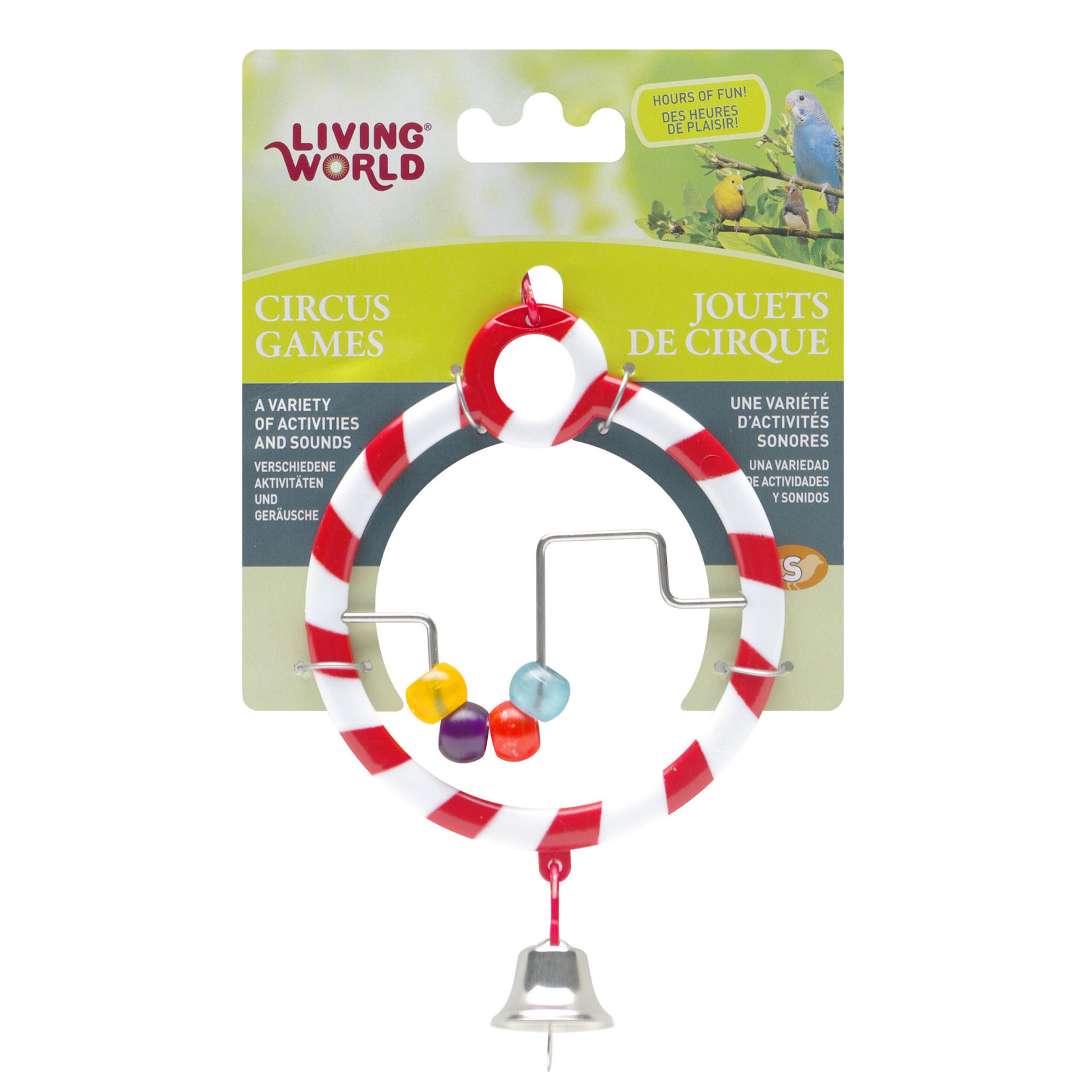 LIVING WORLD (D) Living World Circus Toy - Abacus - Red or Purple assort.
