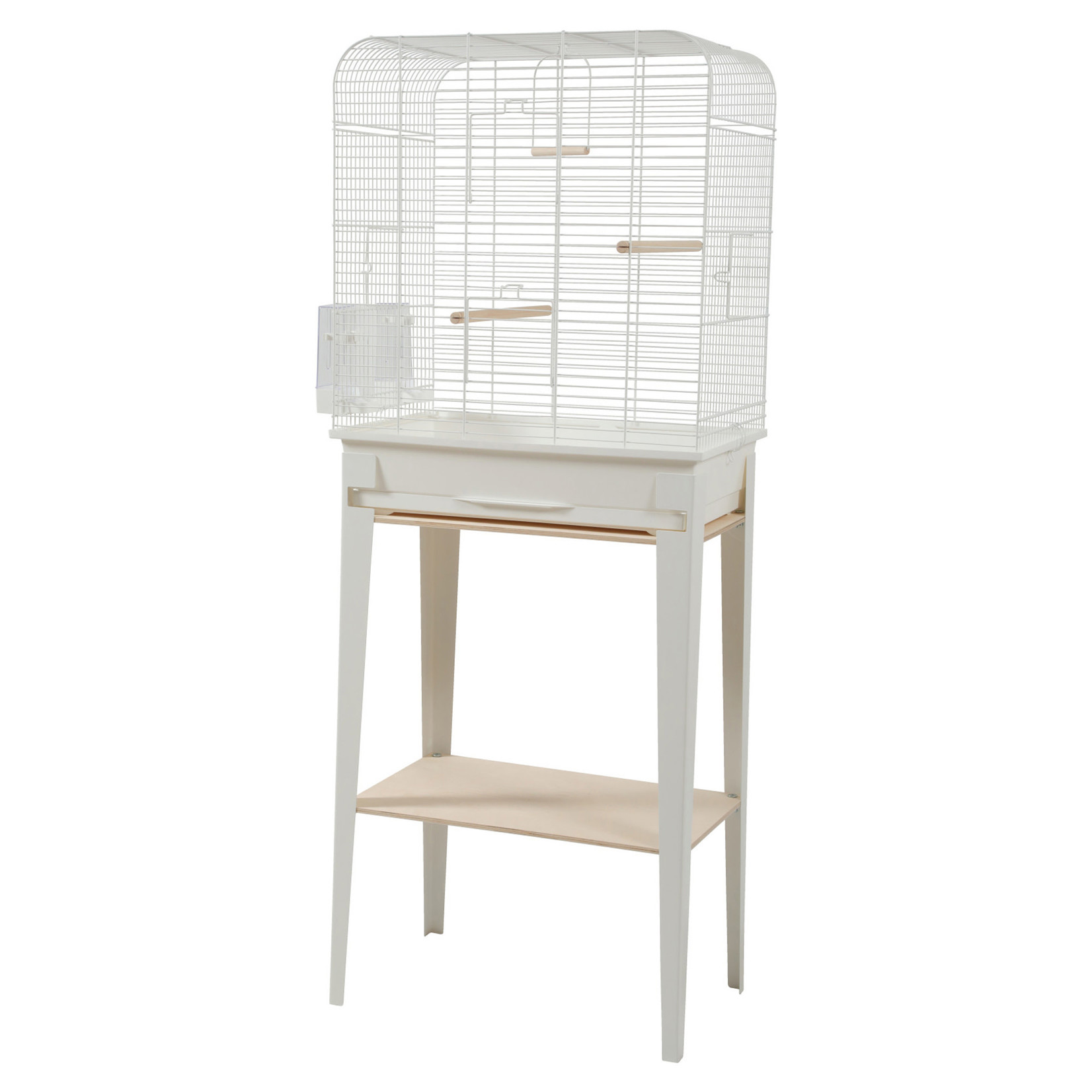 ZOLUX Zolux Chic Loft Cage & Stand - Large - White - 53.5 x 33.5 x 64 cm