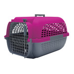 DOG IT Dogit Voyageur Dog Carrier - Fuchsia/Charcoal - Small - 48.3 cm L x 32.6 cm W x 28 cm H (19 in x 12.8 in x 11 in)