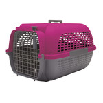 DOG IT Dogit Voyageur Dog Carrier - Fuchsia/Charcoal - Medium - 56.5 cm L x 37.6 cm W x 30.8 cm H (22 in x 14.8 in x 12 in)