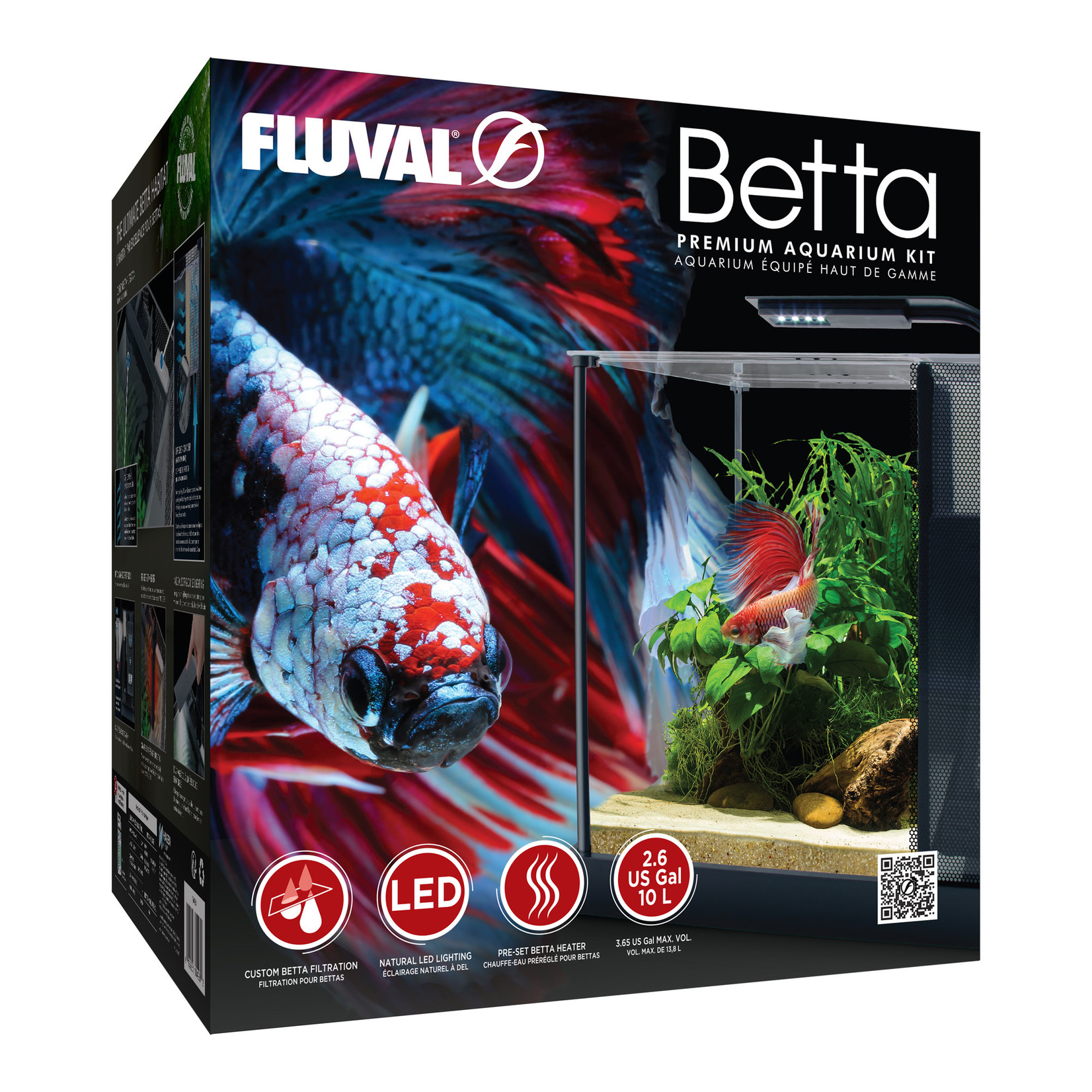 FLUVAL Fluval Premium Betta Kit - 10 L (2.6 US Gal)