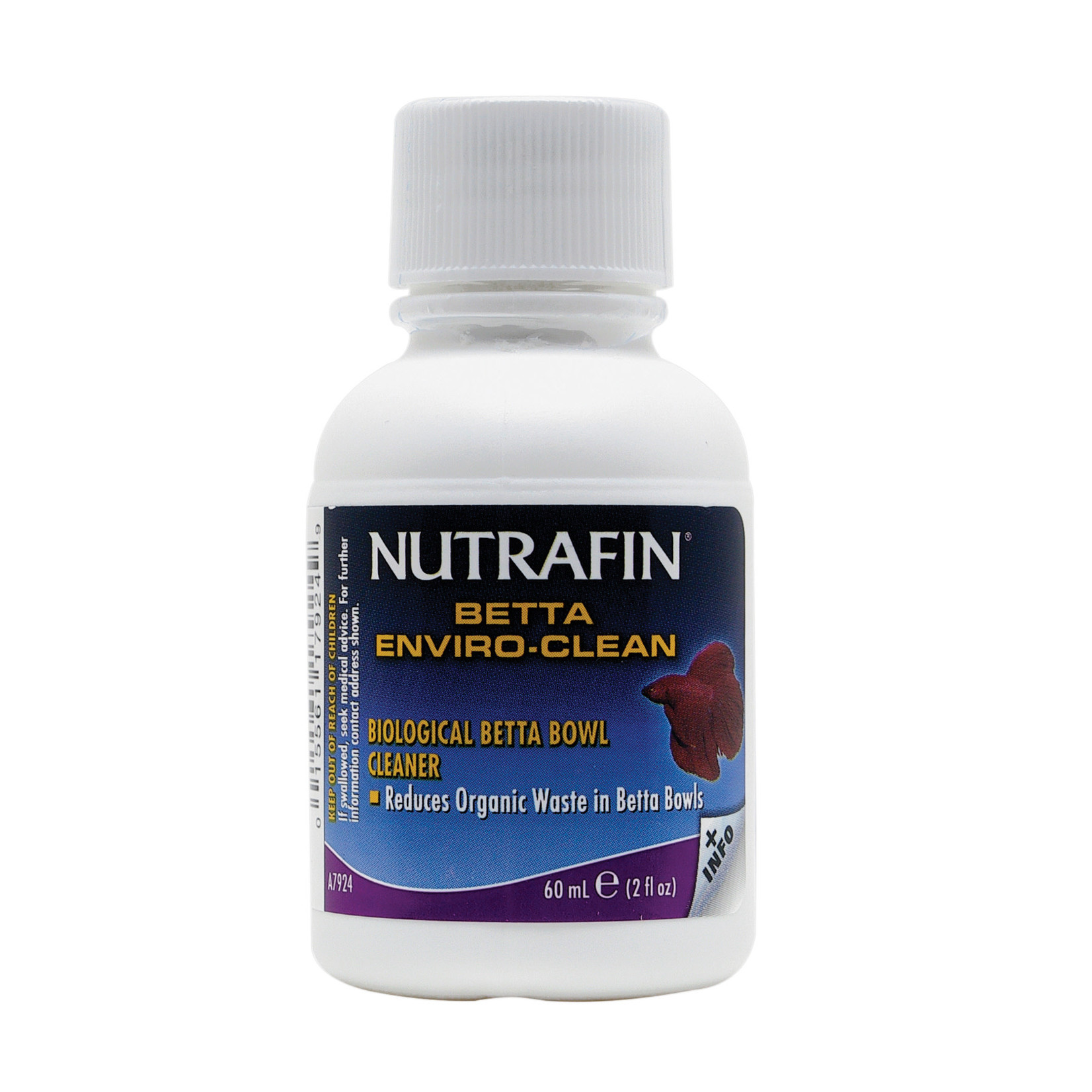 NUTRAFIN Nutrafin Betta Enviro-Clean Biological Betta Bowl Cleaner - 2 fl oz (60 ml)