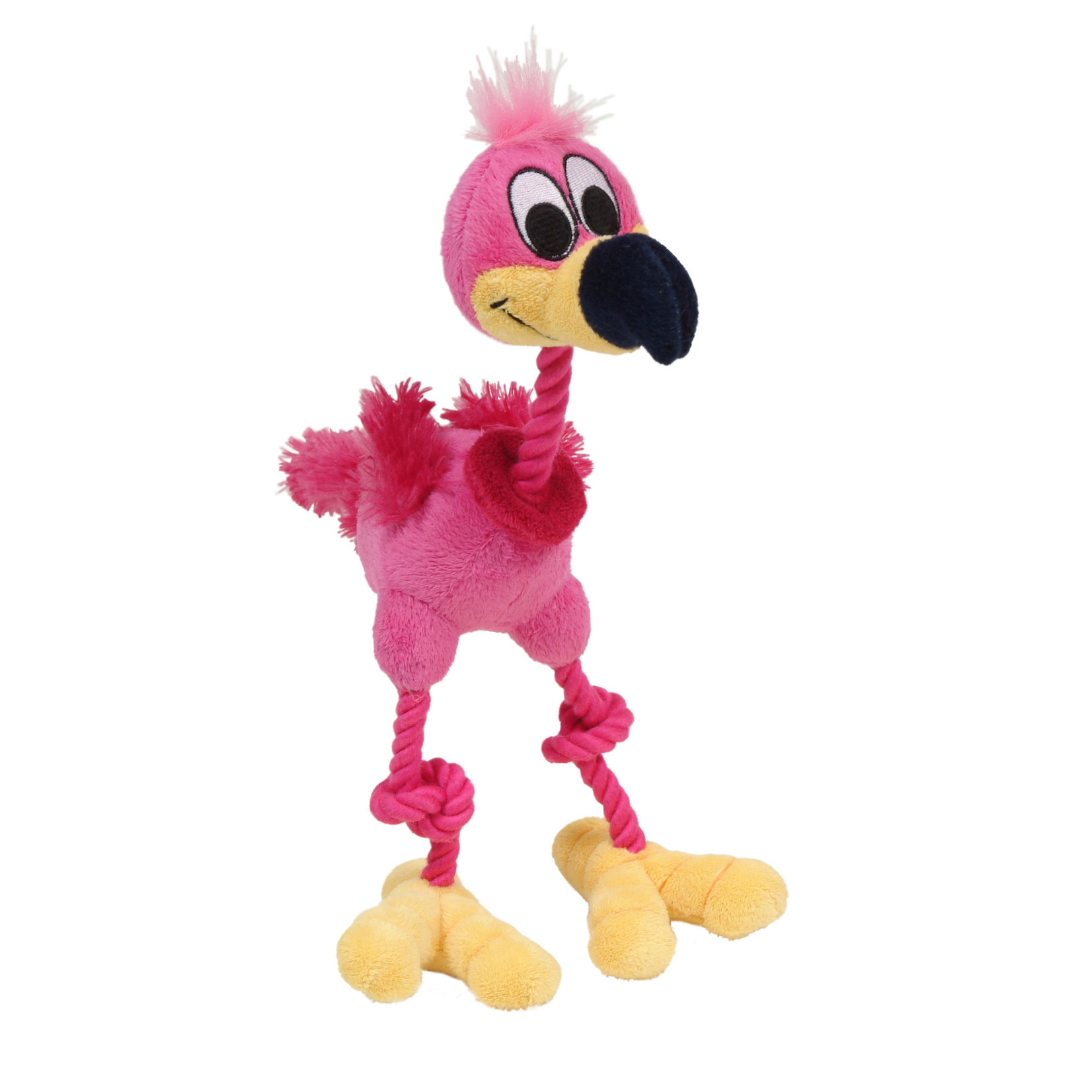 DOG IT (W) Dogit inPuppy Luvzin Plush Dog Toy with Squeaker, Pink Flamingo