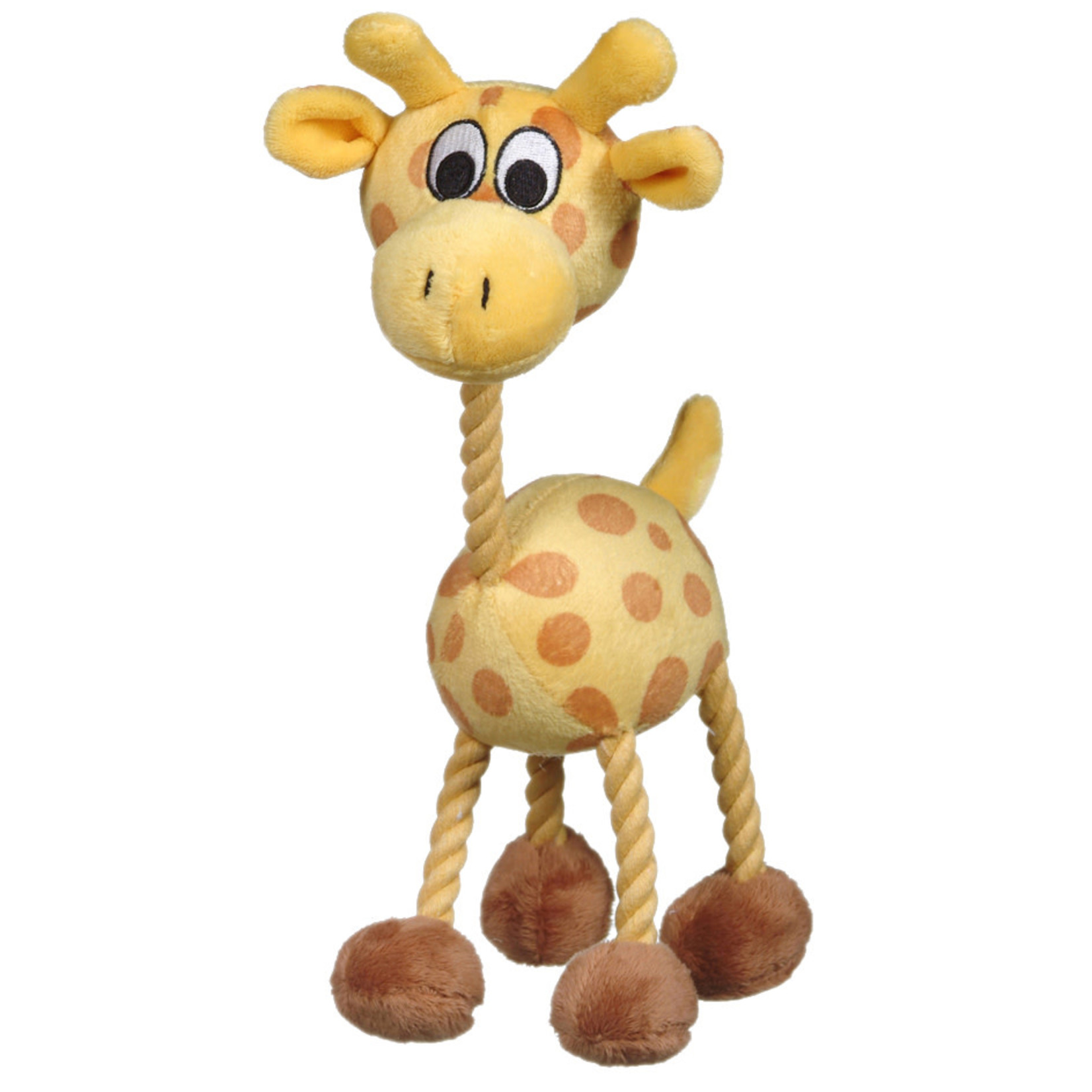 DOG IT (W) Dogit inPuppy Luvzin Plush Dog Toy with Squeaker, Yellow Giraffe