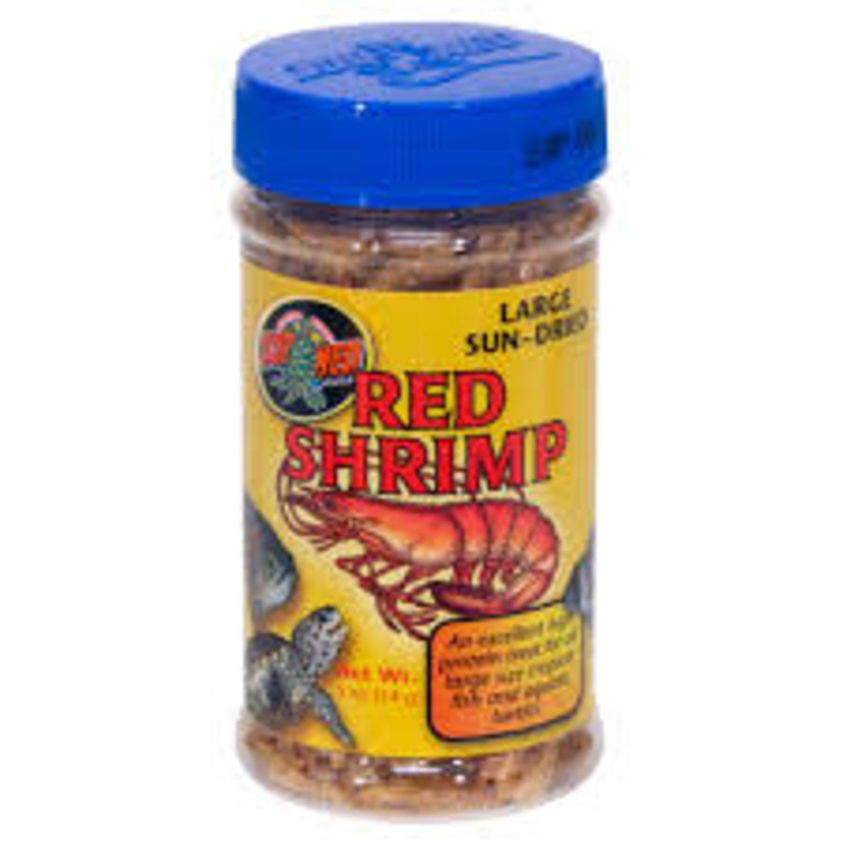 (W) Zoo Med Large Sun-Dried Red Shrimp - 0.5 oz