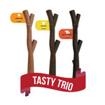 ZEUS (W) Zeus NOSH CHEW STICKS Chew Toy - Tasty Trio 3-pack - 20 cm (7.8 in)