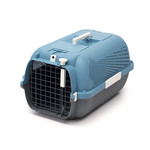 CAT IT Catit Cat Carrier - Medium - Blue-Grey - 56.5 L x 37.6 W x 30.8 H cm (22 x 14.8 x 12 in)