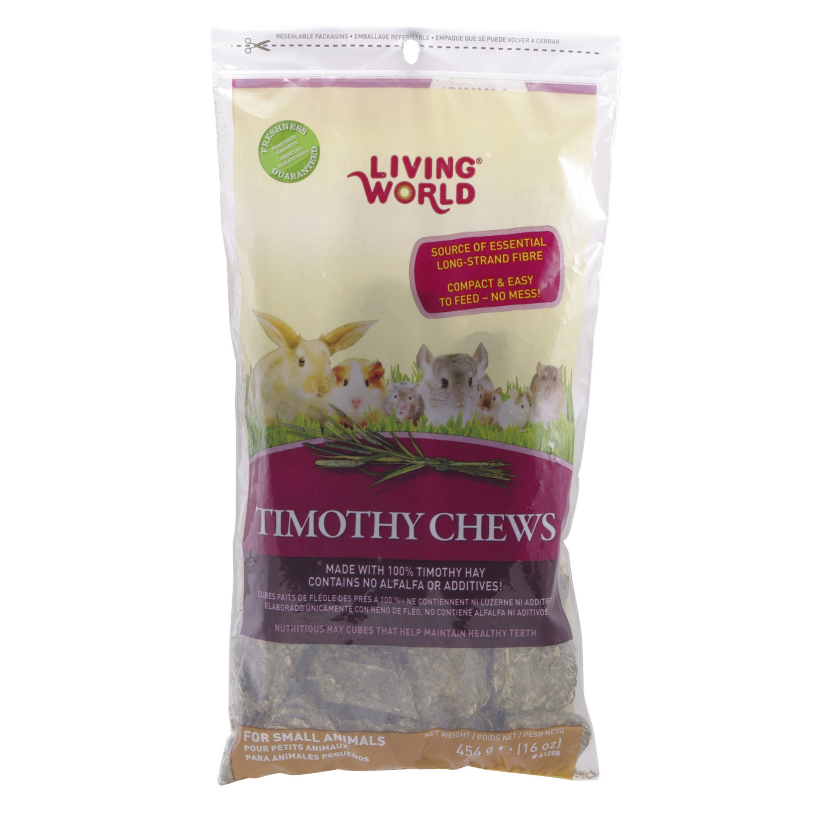 LIVING WORLD Living World Timothy Chews - 454 g (16 oz)
