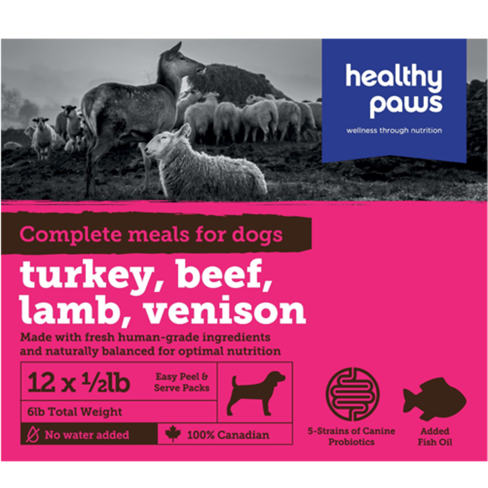 Healthy paws raw top