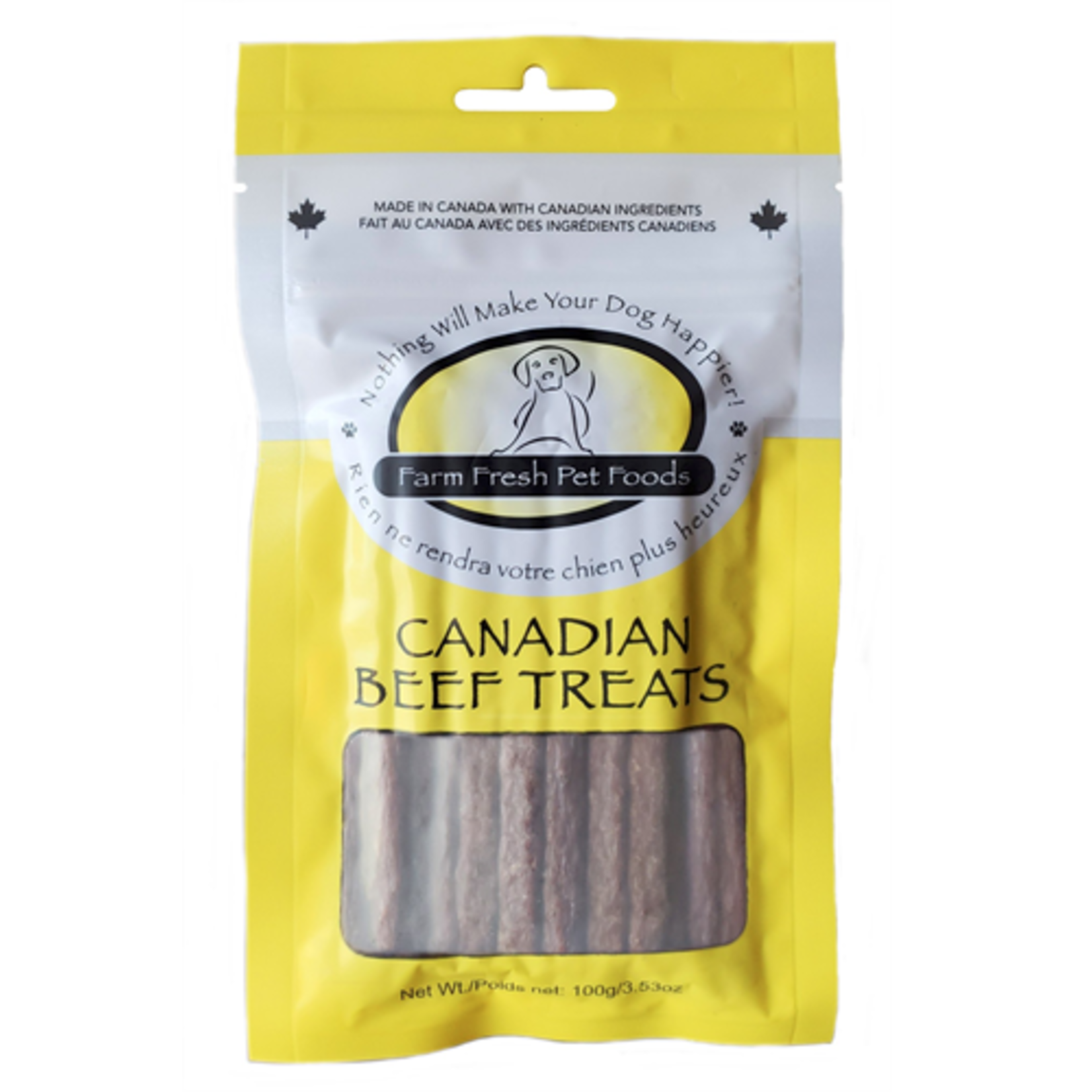 FARM FRESH Farm Fresh Canadian Beef Treats 100g